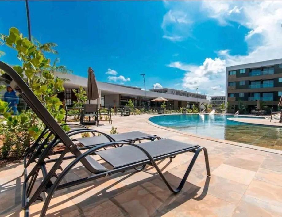 Flat Luxo No Mana Beach Em Muro Alto 4 Pessoas Porto de Galinhas Bagian luar foto